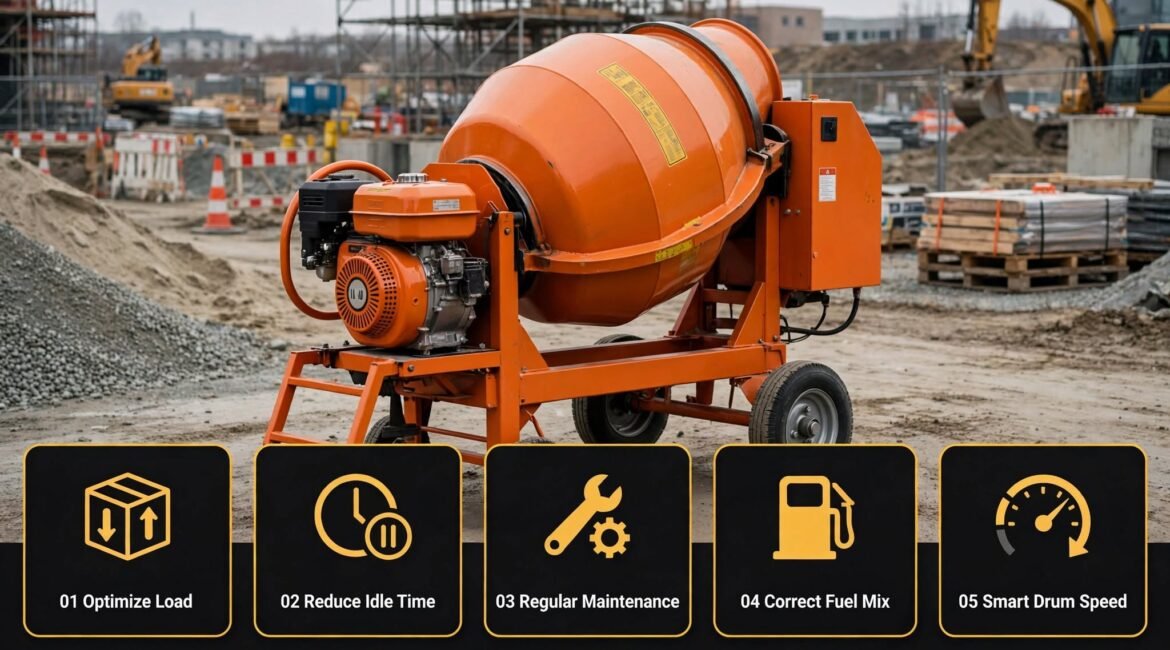 Compact Cement Mixer Fuel Saving Tips