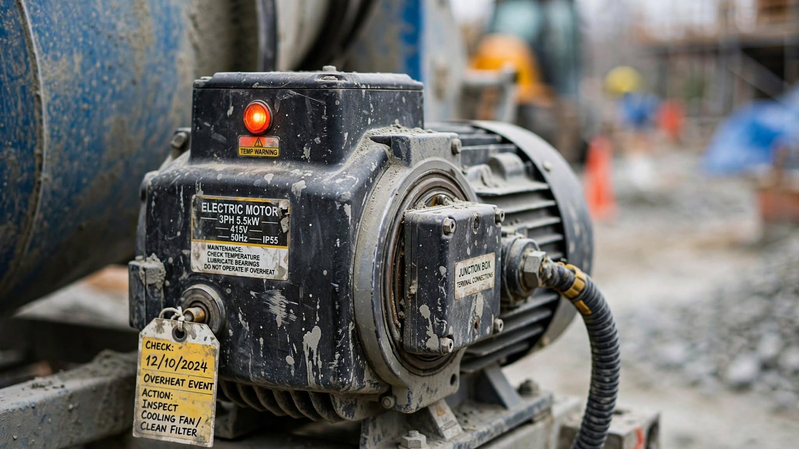 Cement Mixer Motor Overheating